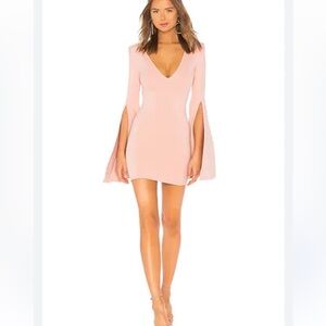 MICHAEL COSTELLO X Revolve Moseley Mini Dress in Blush Pink